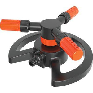 IRRIGATORE 3 BRACCI EVO SU BASE STARS - PLASTICA CIRCOLARE INNESTO RAPIDO PASSANTE SELF- 2 pezzi