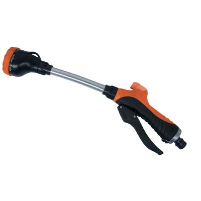 IDROPISTOLA MULTIFUNZIONE PROLUNGATA STARS  INNESTO RAPIDO CM 38 FUNZIONI 8