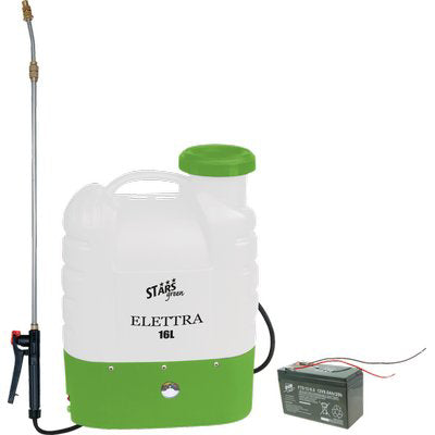 POMPA A SPALLA BATTERIA ELETTRA 16 STARS - LT 16 1XPB/ACIDO VOLT 12 AH 9- 1 kit