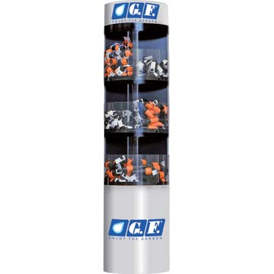 ESPOSITORE SUPERPLANET GF  POSTI 10 CM 40 H.CM 165