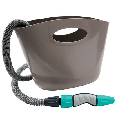 TUBO IRRIGAZIONE ESTENSIBILE AQUAPOP KIT BORSA GF  GREY MT  5/15 +RACCORDI+LANCIA