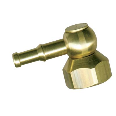 PORTAGOMMA GIREVOLE FILETTO FEMMINA AP OTTONE - MM 8/10 3/4F- 2 pezzi