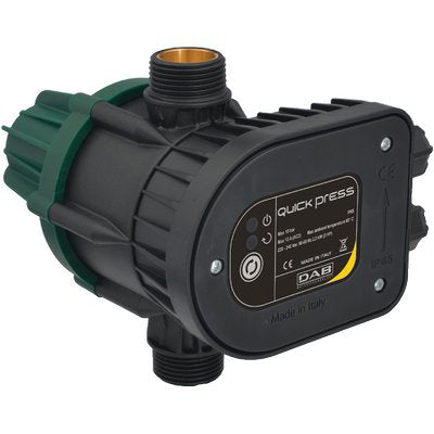 REGOLATORE PRESSIONE QUICK PRESS ON/OFF DAB  VOLT 230 A12 HP 1,1/2,2 BAR 1M GAS