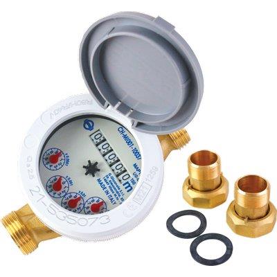 CONTATORE ACQUA FREDDA DOMUS DBRF15  QUADRANTE BAGNATO 1/2 M