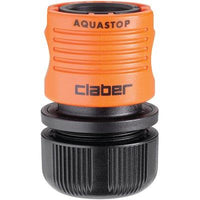 RACCORDO RAPIDO STRINGITUBO + STOP CLABER - 5/8+AQUASTOP SELF 8567- 2 pezzi