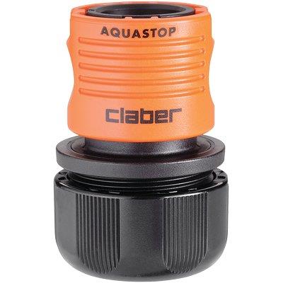 RACCORDO RAPIDO STRINGITUBO + STOP CLABER - 3/4+AQUASTOP SELF 8605- 2 pezzi