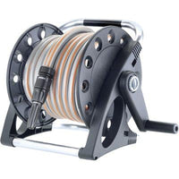 AVVOLGITUBO IRRIGAZIONE AQUAPONY KIT CLABER  ACCIAIO/ABS TUBO 1/2 MT 15 + RACCORDI + LANCIA