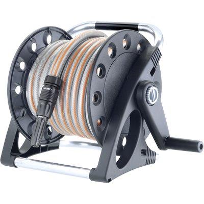 AVVOLGITUBO IRRIGAZIONE AQUAPONY KIT CLABER  ACCIAIO/ABS TUBO 1/2 MT 15 + RACCORDI + LANCIA