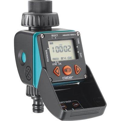 CENTRALINA IRRIGAZIONE AQUAUNO VIDEO2 CLABER  INNESTO RAPIDO 3/4F 1XTRANSISTOR VOLT 9 SELF 8428