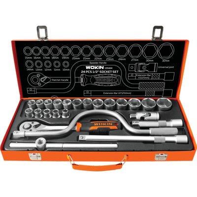 CHIAVI A BUSSOLA ESAGONALI 1/2 155424 WOKIN - MM 10/32 CF=PZ 24- 1 confezioni