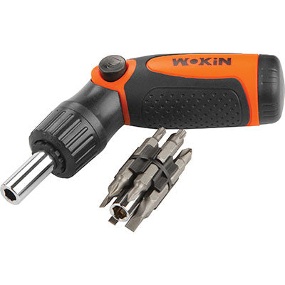 GIRAVITE A CRICCHETTO 14 IN 1 206314 WOKIN - TA 5/6/7 PH 1/2/3 T 10/15/20 HEX 4/5/6- 2 pezzi