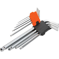 CHIAVI ESAGONALI SFERICHE LUNGHE 207609 WOKIN - MM 1,5/10 CF=PZ 9- 2 confezioni