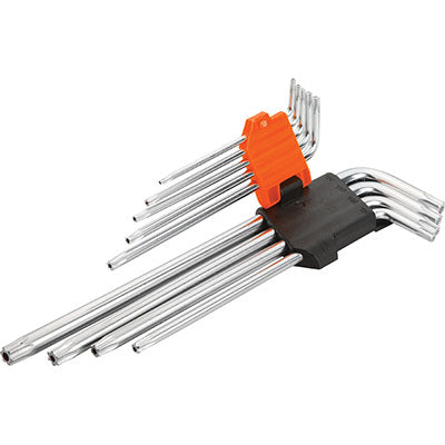 CHIAVI TORX TAMPER EXTRA LUNGHE 207909 WOKIN - T10/50 CF=PZ 9- 2 confezioni
