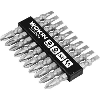 INSERTI SERIE X AVVITATORE 212005 WOKIN - PH2/SL5,5XMM 65 CF=PZ 10- 2 confezioni