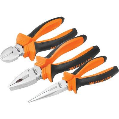 SET PINZE TRIS 100903 WOKIN - MM 180- 1 confezioni