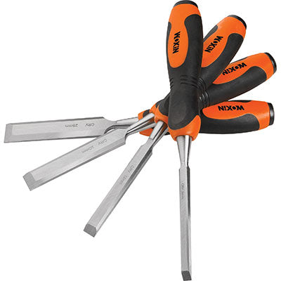 SCALPELLI LEGNO SERIE 254404 WOKIN - M.SINTETICO MM 8/12/20/26 CF=PZ 4- 1 confezioni