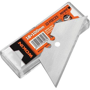 LAMA A TRAPEZIO FORATA 301810 WOKIN - GRANDE MM 61X19 CF=PZ 10- 20 confezioni