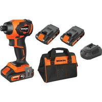 AVVITATORE IMPULSI BATTERIA GP20V 620222 WOKIN  VOLT 20X2 AH 2,0 BRUSHLESS + BORSA