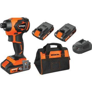 AVVITATORE IMPULSI BATTERIA GP20V 620222 WOKIN  VOLT 20X2 AH 2,0 BRUSHLESS + BORSA