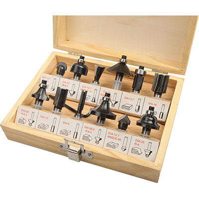 FRESE SERIE X FRESATRICE VERTICALE 755812 WOKIN - CODOLO 1/4   CF=PZ 12- 1 confezioni