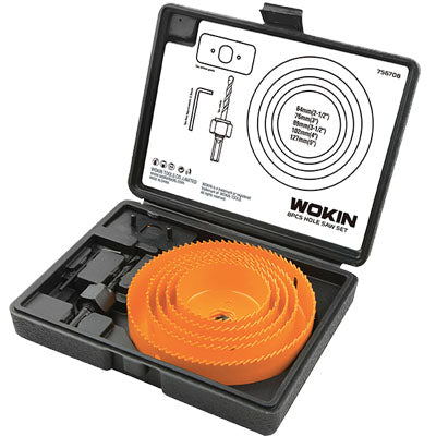 SEGHE A TAZZA SERIE 756708 WOKIN - LEGNO PVC CARTONGESSO MM 64/127 CF=PZ 8- 2 confezioni