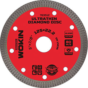 DISCO DIAMANTATO A CORONA 7635 WOKIN - MM 115X22,2 S.MM 1,2 763511- 2 pezzi