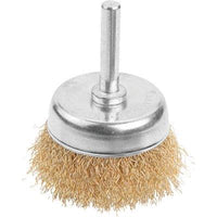 SPAZZOLA ACCIAIO A TAZZA + GAMBO 771103 WOKIN - MM 25 G.MM 0,3- 10 pezzi