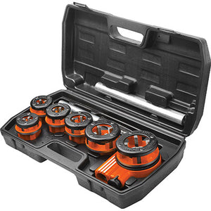 FILIERA MANUALE A CRICCHETTO KIT 331009 WOKIN - 1/4 3/8 1/2 3/4 1 1/4 CF=PZ 9- 1 confezioni