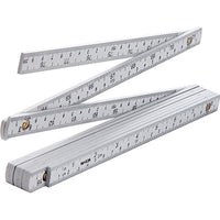 DOPPIOMETRO ABS 501202 WOKIN - BIANCO DECIMETRI NERI MT 2- 12 pezzi