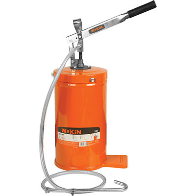 POMPA OLIO MANUALE 729610 WOKIN  ACCIAIO MM 180X380 LT 16 TUBO MT 1,5