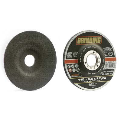 DISCO ABRASIVO SBAVO FERRO DEPRESSO GRINDING - MM 115X22,2 H.MM 4,8- 25 pezzi