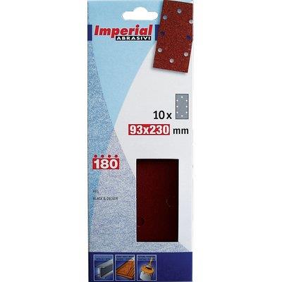 CARTA ABRASIVA A FOGLI BD IMPERIAL - GRANA 180 MM 93X230 CF=PZ 10- 4 confezioni
