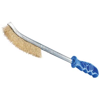 SPAZZOLA SPID LUNGA OTTONE SIT - MANICO PLT- 24 pezzi