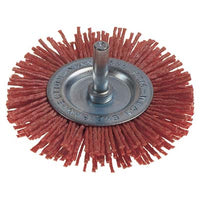 SPAZZOLA FIBRA CIRCOLARE + GAMBO PG  497.20 MM 100 GRANA 150 G.MM 6