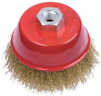 SPAZZOLA ACCIAIO A TAZZA + FILETTO PG  485.50 MM 100 F.M14