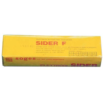 ELETTRODO RUTILICO SIDER F - MM 3,25X450 CF=PZ 375 (3X125)- 1 confezioni