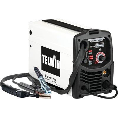 SALDATRICE INVERTER BIMAX 150I SYNERGIC TELWIN  VOLT 230 A 150 MIGMAG FLUX MMA ACCESSORIATA