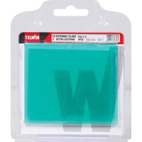VETRO MASCHERA ESTERNO TRIBE TELWIN - TRASPARENTE MM 102X115 CF=PZ 2- 1 confezioni
