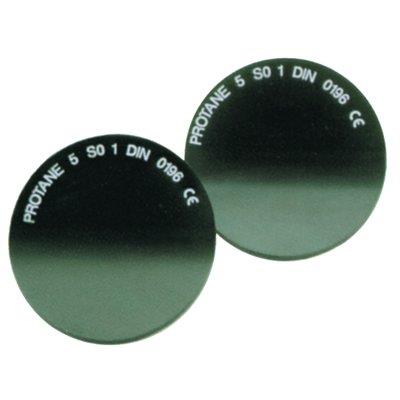 LENTI TONDE LENS-LVE X OCCHIALI ADLER V SACIT - VERDI MM 50X3 DIN 5 CF=PZ 2- 2 confezioni