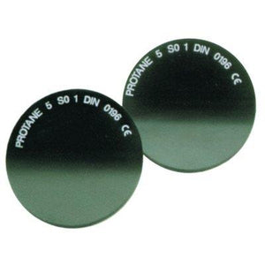 LENTI TONDE LENS-LVE X OCCHIALI ADLER V SACIT - VERDI MM 50X3 DIN 5 CF=PZ 2- 2 confezioni