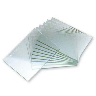 VETRO X MASCHERA SALDATURA SACIT - POLICARBONATO TRASP. MM 98X75 H.MM 1- 100 pezzi