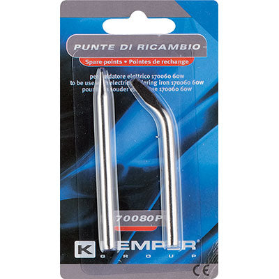 PUNTE X PIROGRAFO SALDATORE KEMPER - PIEGATA + DRITTA X WATT 80- 2 confezioni