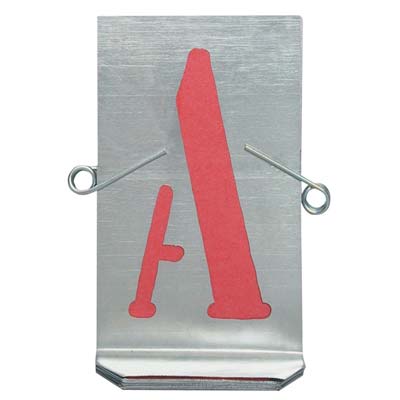 STAMPI TRAFORATI SERIE LETTERE - A/Z MM  60- 1 confezioni