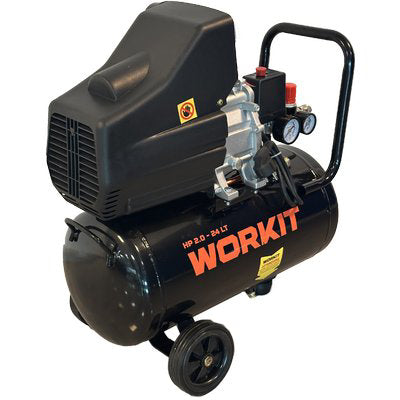 COMPRESSORE AC COASSIALE WORKIT  LUBRIFICATO LT  24 HP 2,0