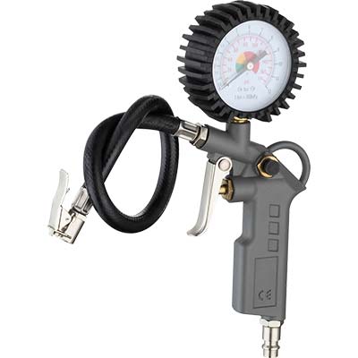 PISTOLA GONFIAGGIO AC ATTACCO RAPIDO EFFE  ALLUMINIO NICHELATO