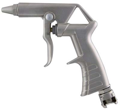 PISTOLA SOFFIAGGIO AC CORTA CAPETTATO 25/B1 ANI - ALLUMINIO NICHELATO- 2 pezzi