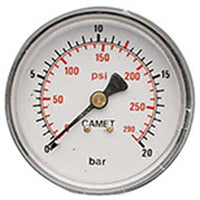 MANOMETRO AC POSTERIORE ANI - ATTACCO POSTERIORE 1/4M BAR 0/13- 2 pezzi