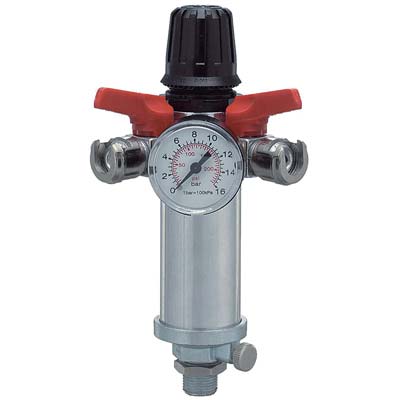 REGOLATORE PRESSIONE AC 31/A5 ANI  ATTACCO 3/8M 2 USCITE +MANOMETRO +FILTRO