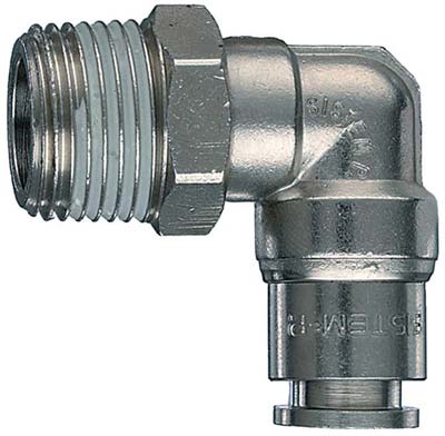 GOMITO GIREVOLE AUTO FILETTO MASCHIO AC 50/CG ANI - MM  8X1/4M- 10 pezzi