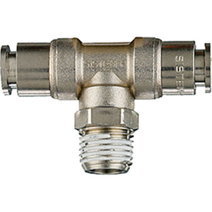 TEE GIREVOLE AUTO AC 50/DG ANI - MM 10X1/4MX10- 10 pezzi